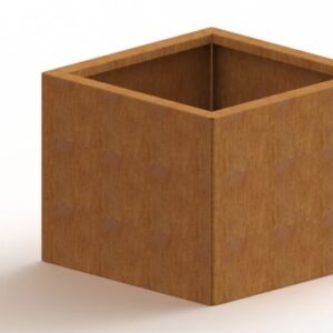 Cortenstaal plantenbak 500x500